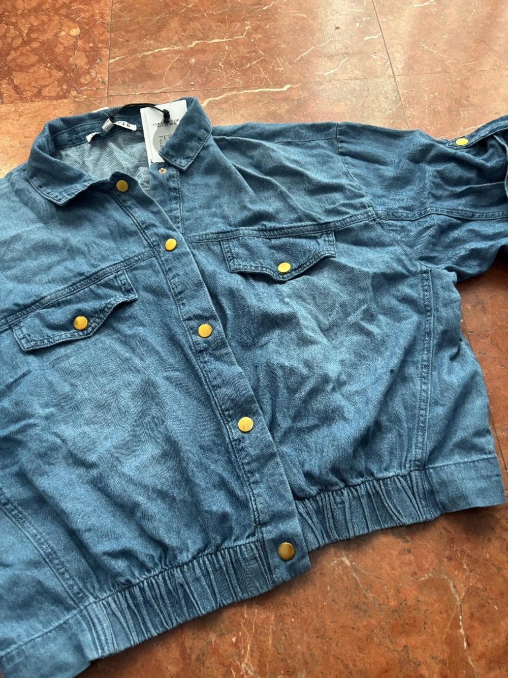 Baggie Denim Cowgirl style top